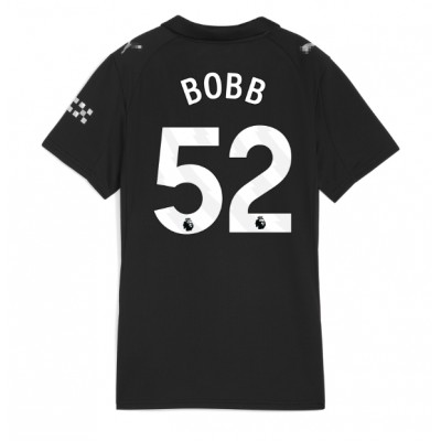 Ženski Nogometni dresi Manchester City Oscar Bobb #52 Gostujoči 2025-26 Kratek Rokav Ženski Nogometni dresi Manchester City Oscar Bobb #52 Gostujoči 2025-26 Kratek Rokav